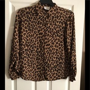 Liz Claiborne Leopard Blouse